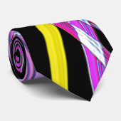 Neonlinien Krawatte (Gerollt)