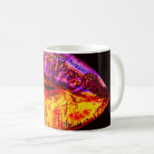 Neonlippen Kaffeetasse (VorderseiteRechts)