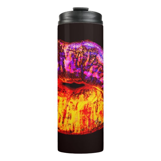 Neonlippen Thermosbecher (Vorderseite)