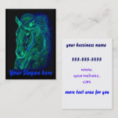 Neonmähnen-Visitenkarten Visitenkarte (Vorne/Hinten)