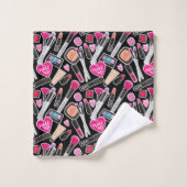 Neonmake-upmuster Badhandtuch Set (Waschlappen)