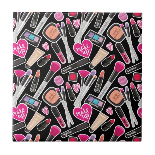 Neonmake-upmuster Fliese (Vorderseite)