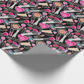 Neonmake-upmuster Geschenkpapier (Ecke)