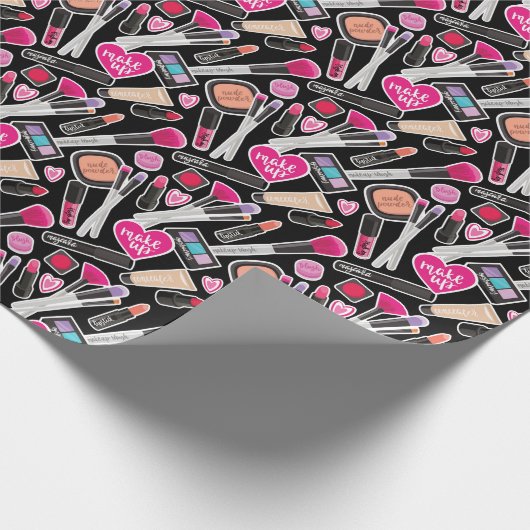 Neonmake-upmuster Geschenkpapier (Ecke)