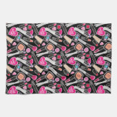 Neonmake-upmuster Geschirrtuch (Horizontal)