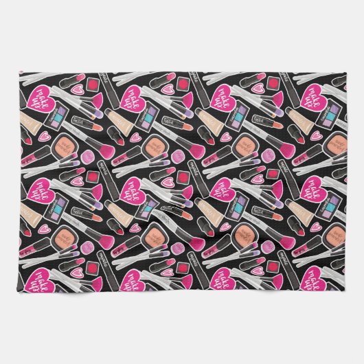 Neonmake-upmuster Geschirrtuch (Horizontal)