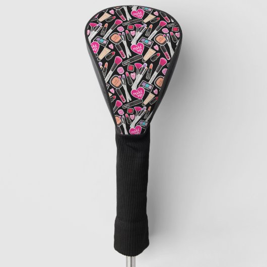 Neonmake-upmuster Golf Headcover (Vorderseite)