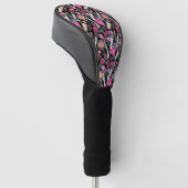 Neonmake-upmuster Golf Headcover (angewinkelt)