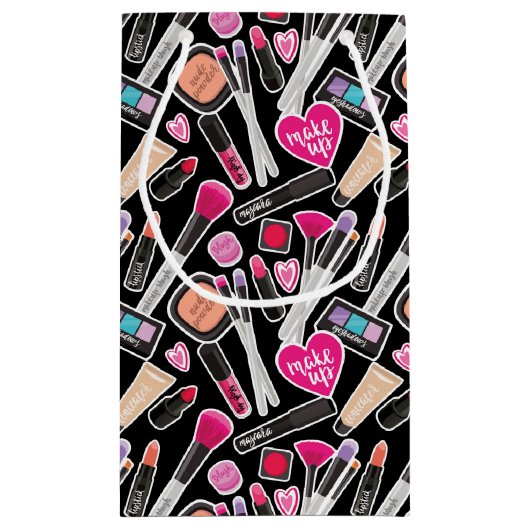 Neonmake-upmuster Kleine Geschenktüte (Rückseite)