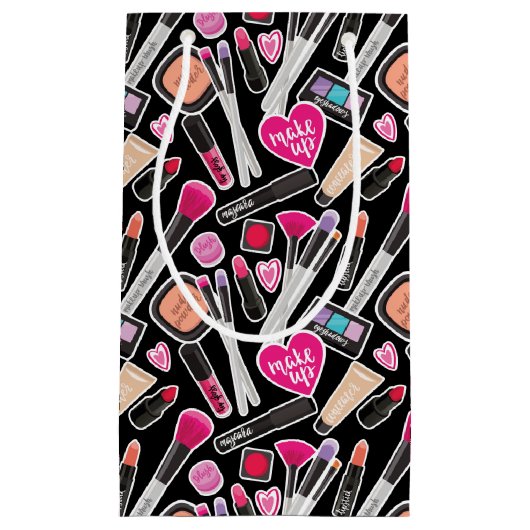 Neonmake-upmuster Kleine Geschenktüte (Vorderseite)