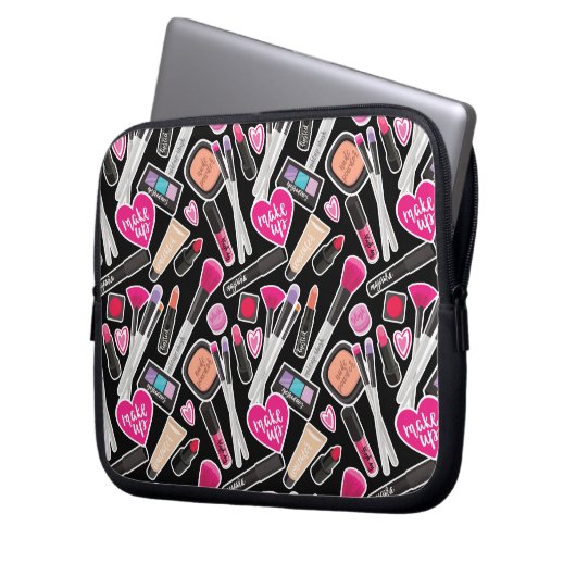 Neonmake-upmuster Laptopschutzhülle (Vorderseite Links)