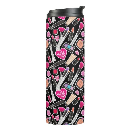 Neonmake-upmuster Thermosbecher (Nach links gedreht)