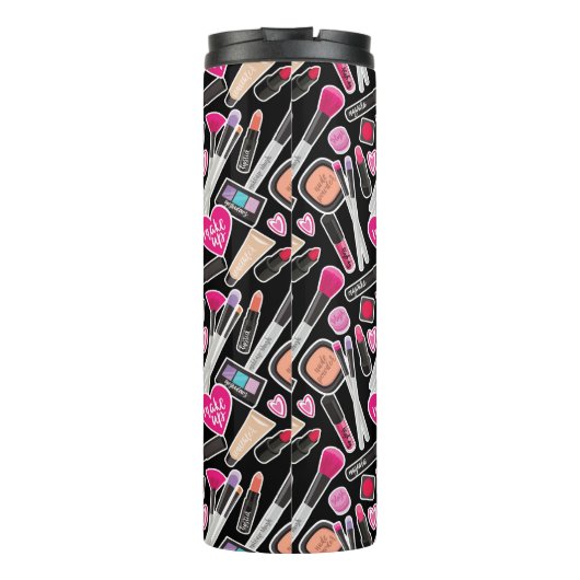 Neonmake-upmuster Thermosbecher (Rückseite)