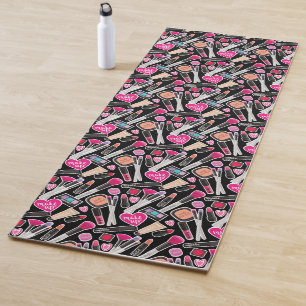 Neonmake-upmuster Yogamatte