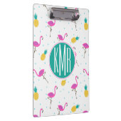 Neonmonogramm der flamingo-| klemmbrett (Rechts)