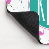 Neonmonogramm der flamingo-| mousepad (Ecke)