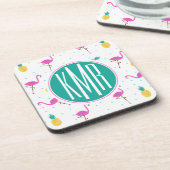 Neonmonogramm der flamingo-| untersetzer (Linke Seite)