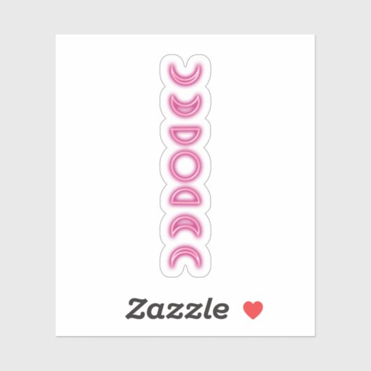 Neonmoon Aufkleber (Blatt)