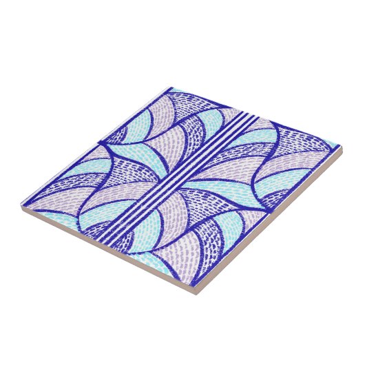 Neonmosaikmuster Fliese (Seite)