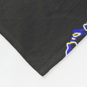 Neonmot Fleecedecke (Ecke)