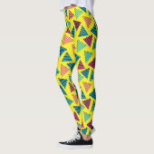 Neonmuster der 80er/90er Jahre Leggings (Links)