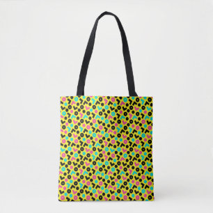 Neonmuster der 80er/90er Jahre Tasche