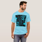 Neonmuster faszinieren Art T-Shirt (Vorne ganz)