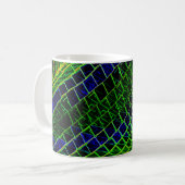 Neonmuster Kaffeetasse (Vorderseite Links)