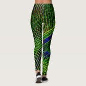 Neonmuster Leggings (Rückseite)