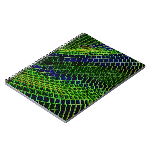 Neonmuster Notizblock (Linke Seite)