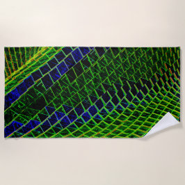 Neonmuster Strandtuch