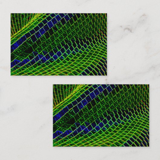 Neonmuster Visitenkarte (Vorne/Hinten)