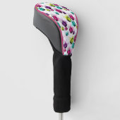 Neonnagellack-Muster Golf Headcover (angewinkelt)