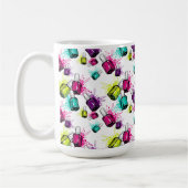 Neonnagellack-Muster Kaffeetasse (Links)