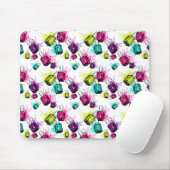 Neonnagellack-Muster Mousepad (Mit Mouse)
