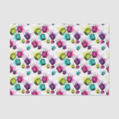 Neonnagellack-Muster Seidenpapier (Vorderseite)