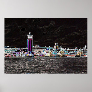 Neonnassau Poster