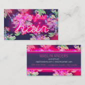 Neono.k. aber Haar des glühen-311 Visitenkarte (Vorne/Hinten)