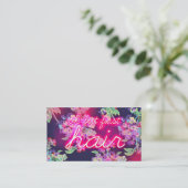 Neono.k. aber Haar des glühen-311 Visitenkarte (Stehend Vorderseite)