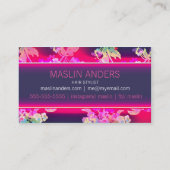 Neono.k. aber Haar des glühen-311 Visitenkarte (Rückseite)