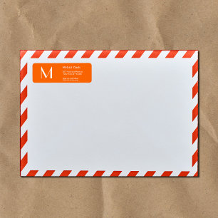 Neonorange - fett - Monogramm