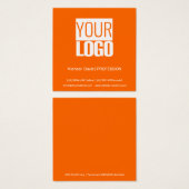 Neonorange - Fügen Sie Ihr kaltes Logo hinzu (Vorne & Hinten)