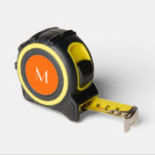 Neonorange - mit Monogramm Maßband (Winkel)
