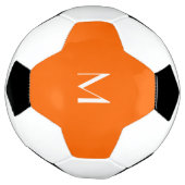 Neonorange - Monogrammmetalfußball Fußball (Gedreht)