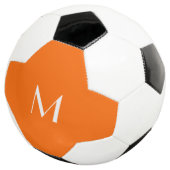 Neonorange - Monogrammmetalfußball Fußball (Dreiviertel)