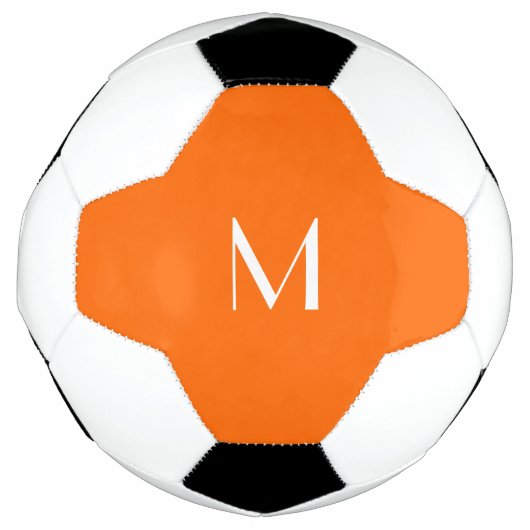 Neonorange -    Monogrammmetalfußball Fußball (Vorderseite)