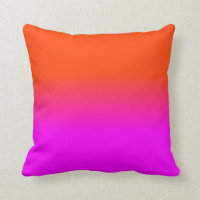 Neonorange und Pink Ombre Schatten-Farbe