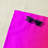 Neonorange und Pink Ombre Schatten-Farbe Strandtuch (Beispiel)