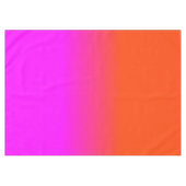 Neonorange und Pink Ombre Schatten-Farbe Tischdecke (Vorderseite (Horizontal))