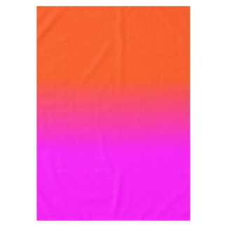 Neonorange und Pink Ombre Schatten-Farbe Tischdecke